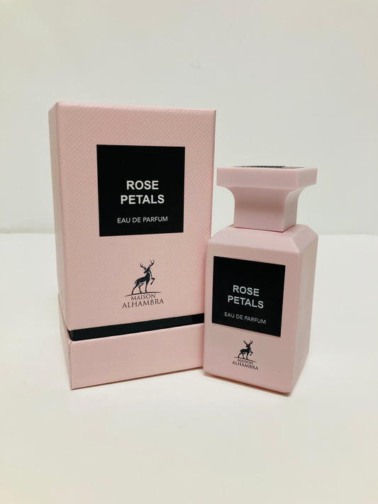 Rose Petals By Maison Alhambra Eau De Parfum Spray 2.7 oz 80ml