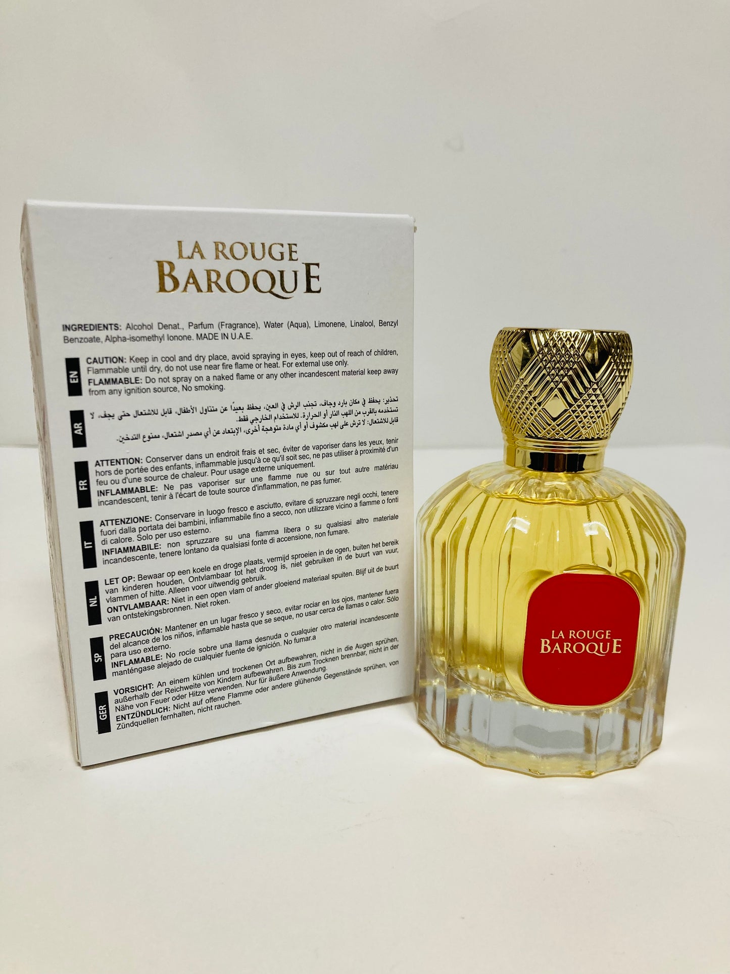 La Rouge Baroque by Maison Alhambra Eau De Parfum For Women 3.4 oz