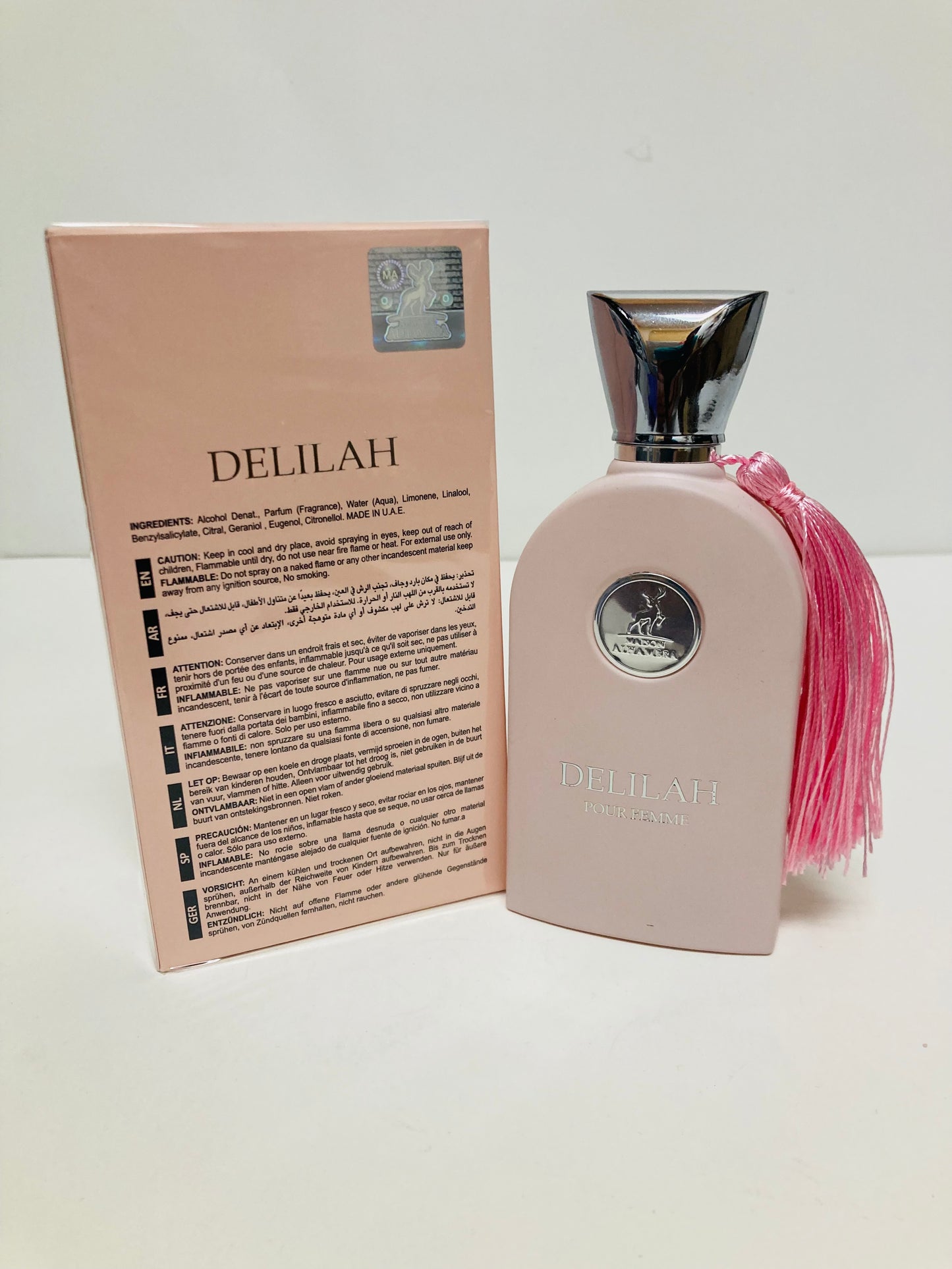 Maison Alhambra Delilah Pour Femme Eau De Parfum Spray for Women, 3.4 Ounce