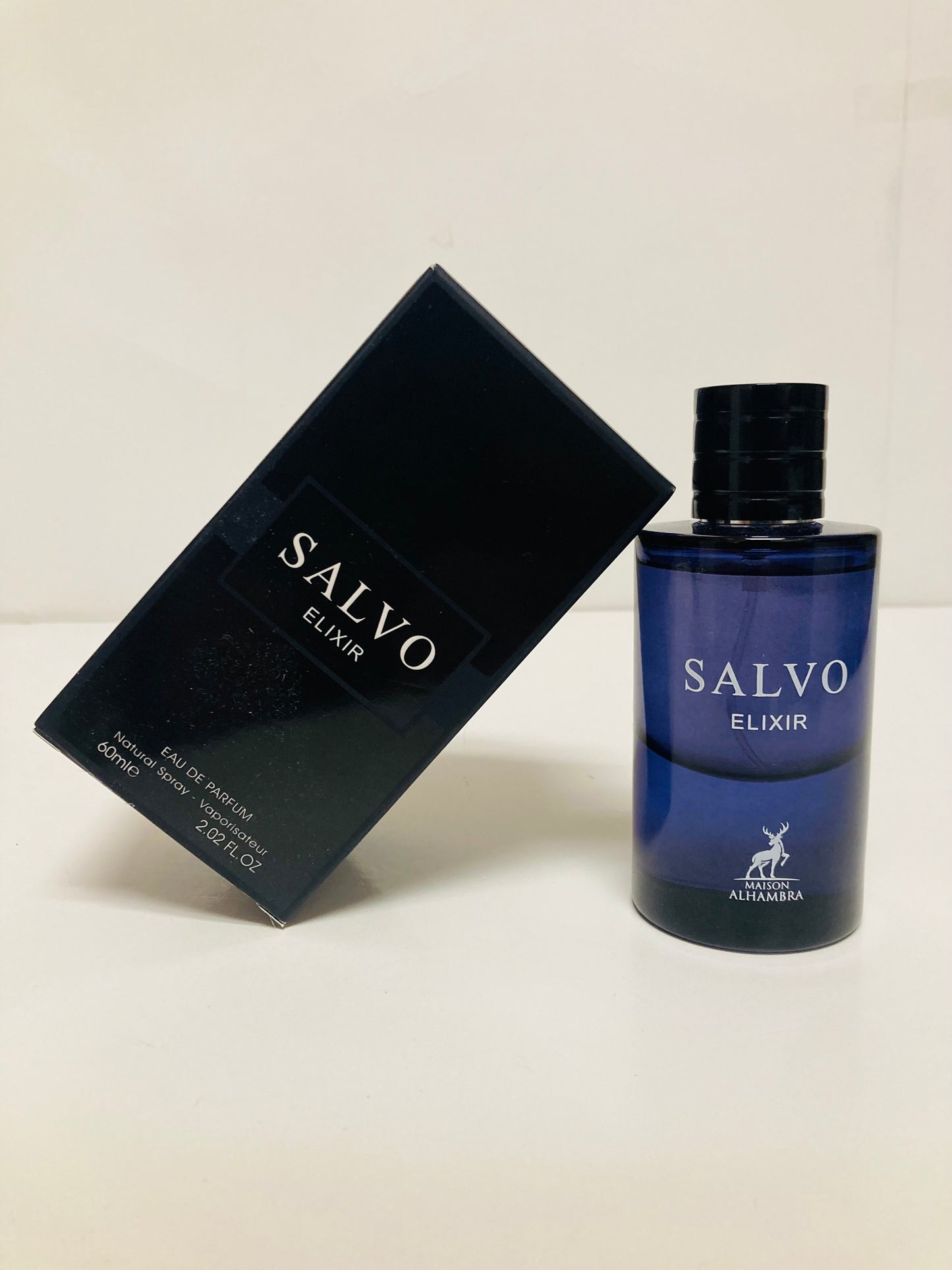 Salvo Elixir EDP Spray Perfume Cologne for Men 60ml (2.02 Fl. OZ) by Maison Alhambra