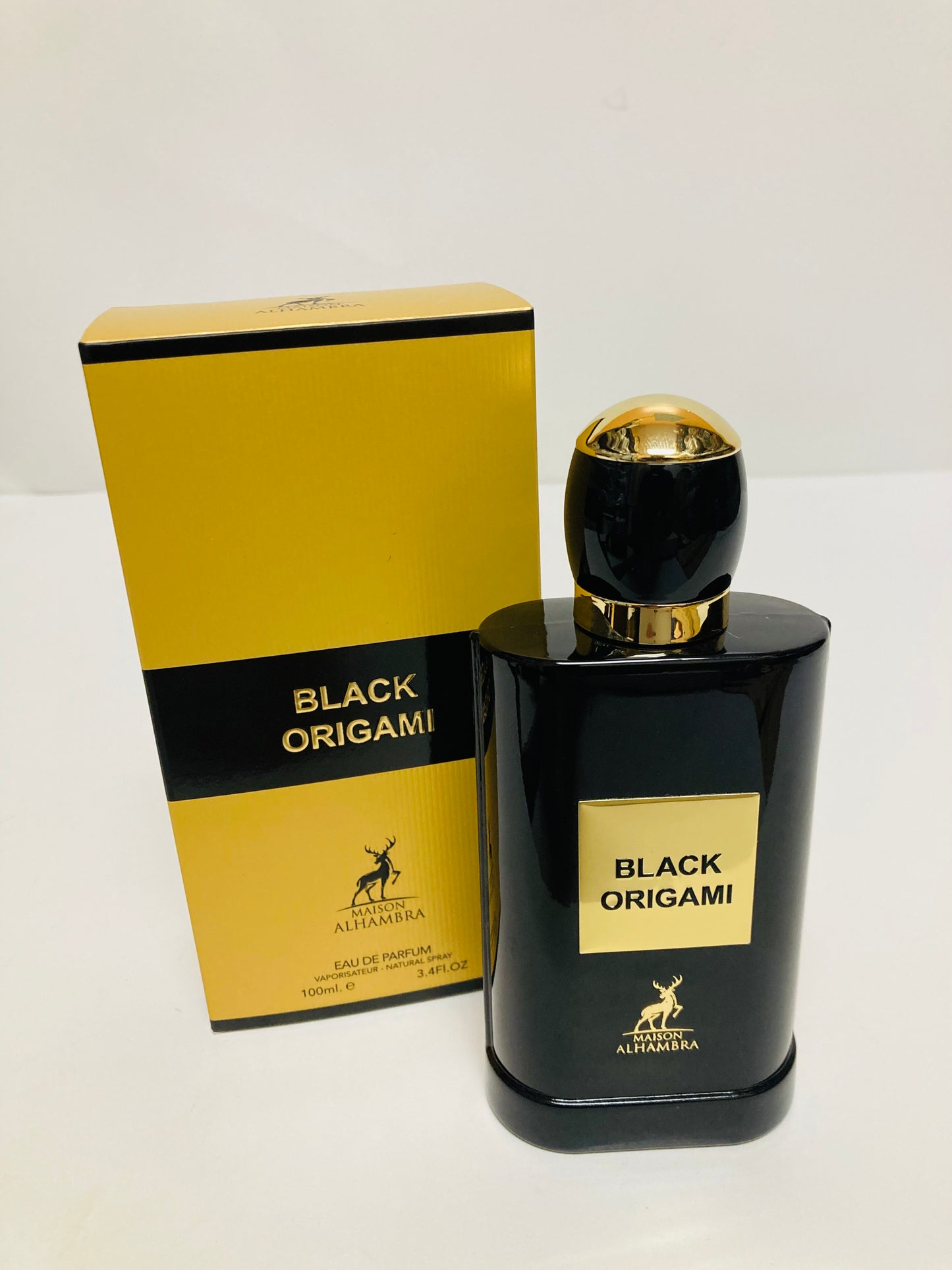 Black Origami By Maison Alhambra Eau De Parfum Spray 3.4 fl oz 100 ml