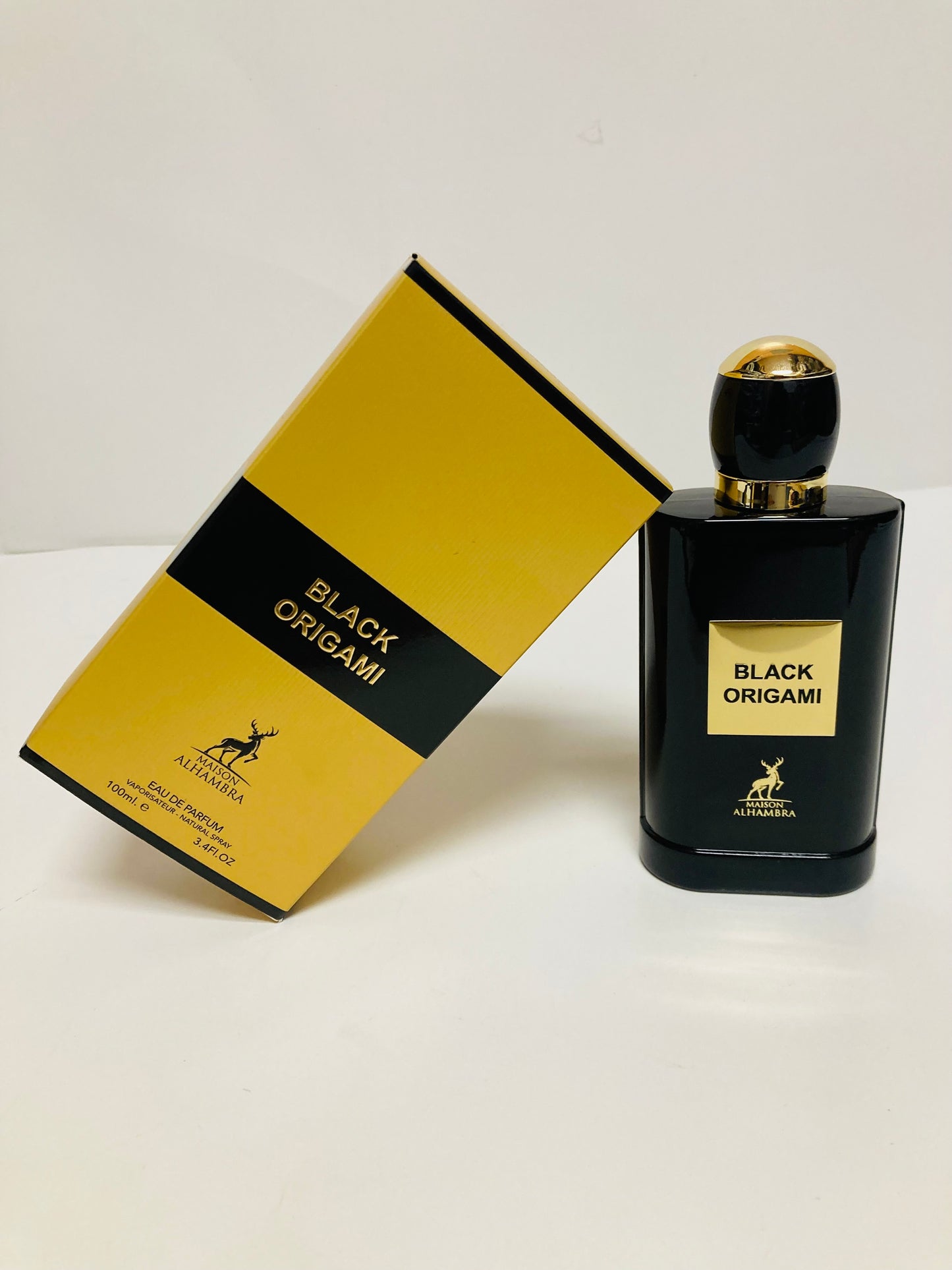 Black Origami By Maison Alhambra Eau De Parfum Spray 3.4 fl oz 100 ml