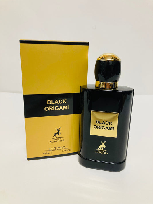 Black Origami By Maison Alhambra Eau De Parfum Spray 3.4 fl oz 100 ml