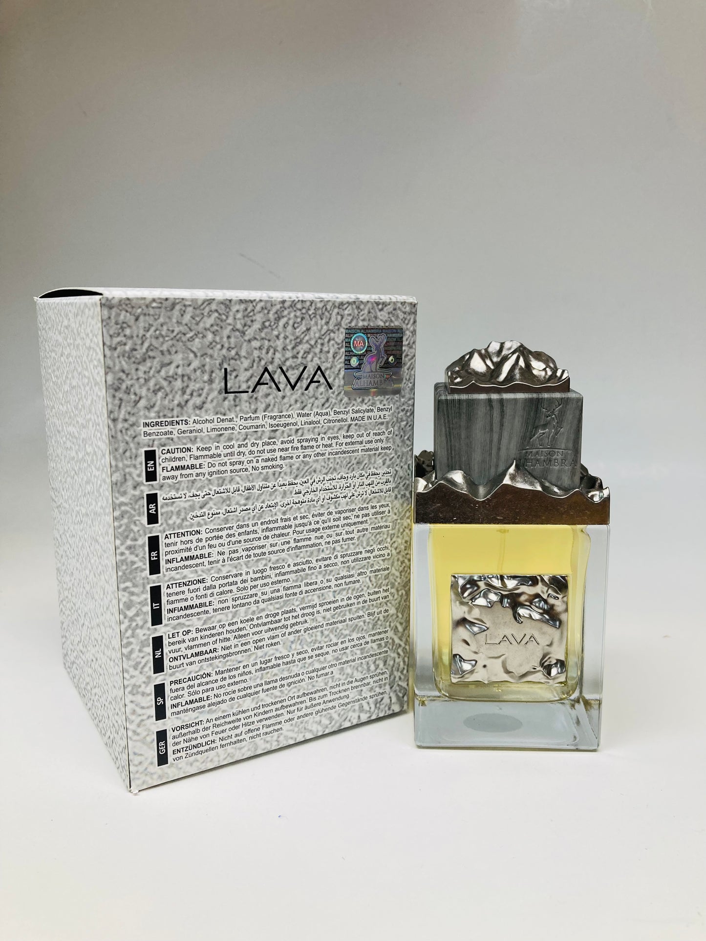 Lava Eau De Parfum Spray  Unisex 100ML (3.4 OZ) By Maison Alhambra