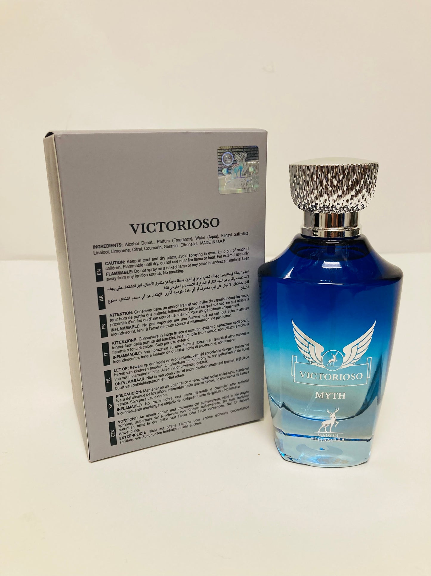 Victorioso Myth By Maison Alhambra Eau De Parfum Spray For Men 3.4 oz