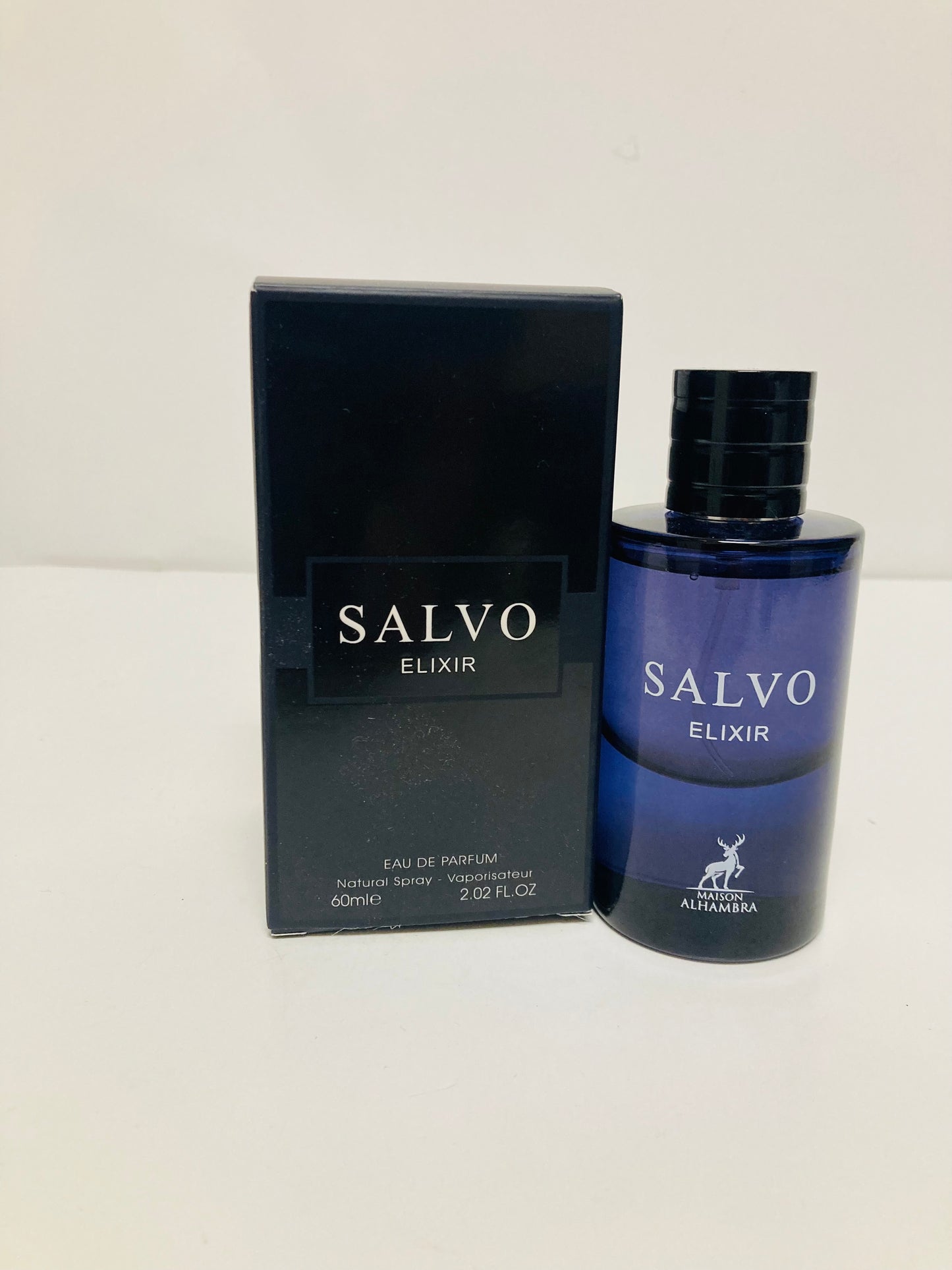 Salvo Elixir EDP Spray Perfume Cologne for Men 60ml (2.02 Fl. OZ) by Maison Alhambra