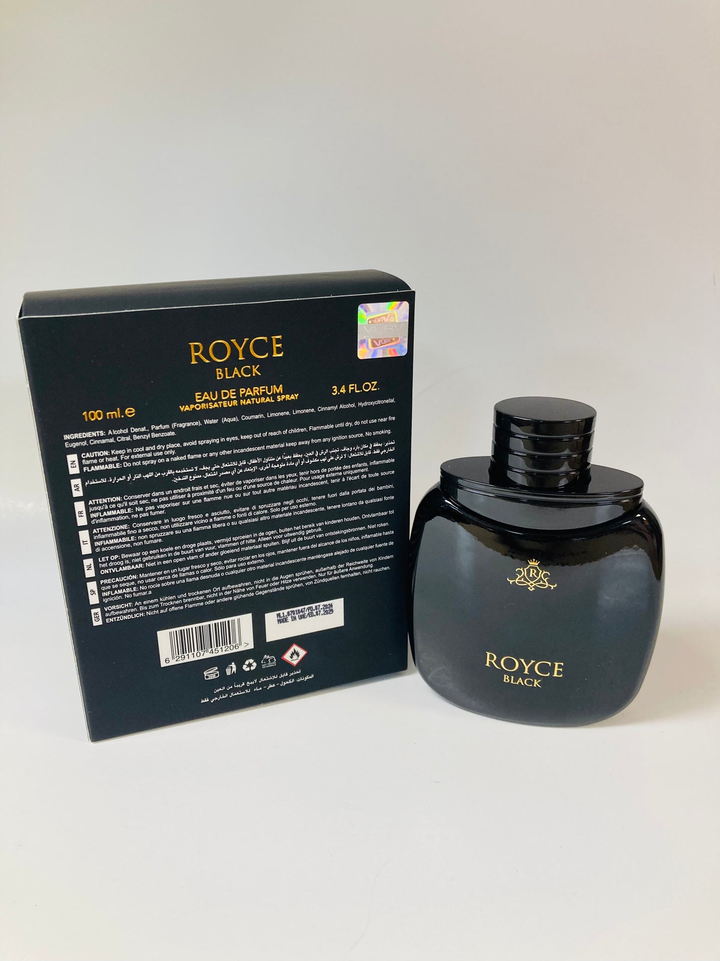 Royce Black 100 mL EDP for Men by Vurv