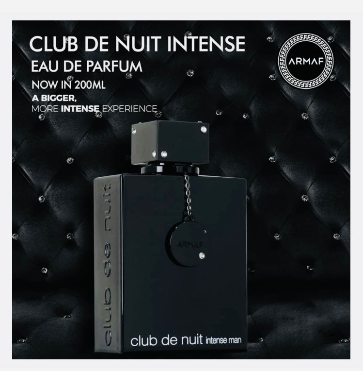 Club de Nuit Intense man (La Bestia Negra)by Armaf  200 ml EDP 6.8 oz