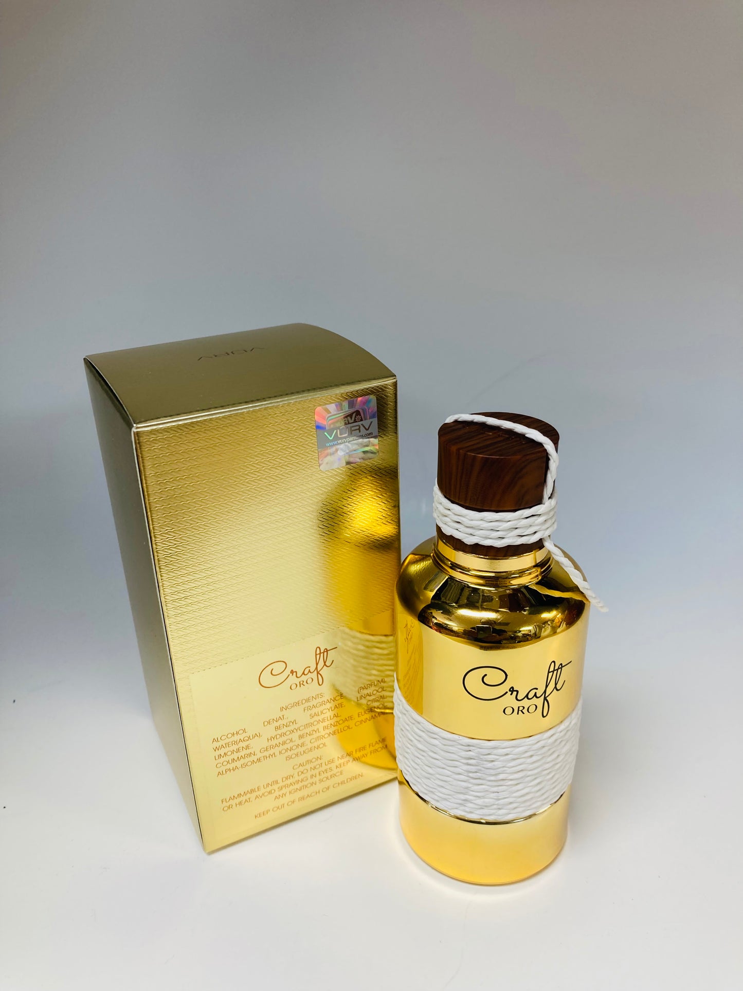 CRAFT ORO FOR MEN AND WOMEN EDP 100ML BY Vurv