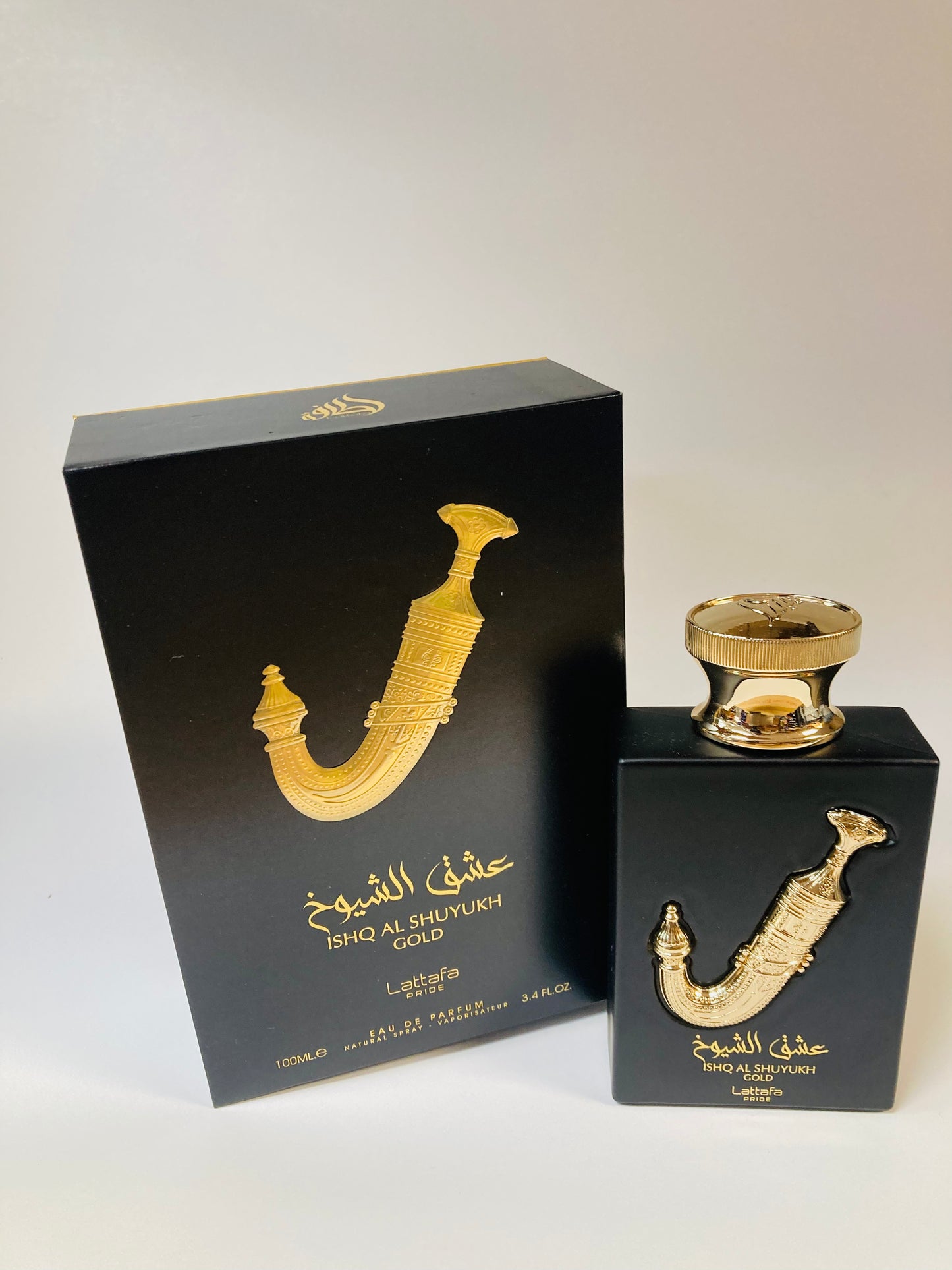 Lattafa Pride Ishq Al Shuyukh Gold for Unisex Eau de Parfum Spray, 3.4 Ounce