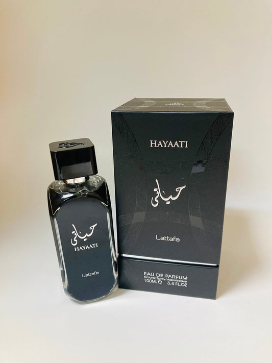 Lattafa Perfumes Hayaati Eau de Parfum Spray for Men, 3.4 Ounce