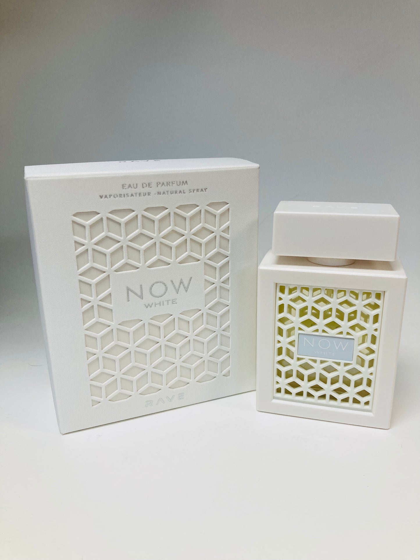 RAVE Now White Eau de Parfum Spray for Unisex, 3.4 Ounce