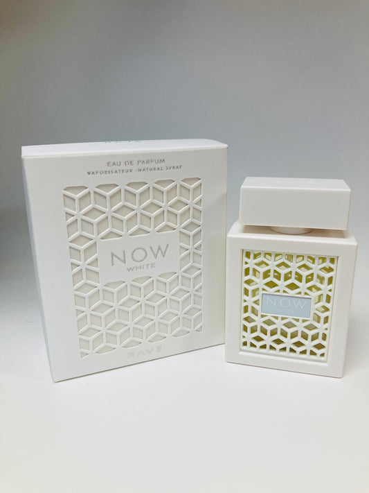 RAVE Now White Eau de Parfum Spray for Unisex, 3.4 Ounce